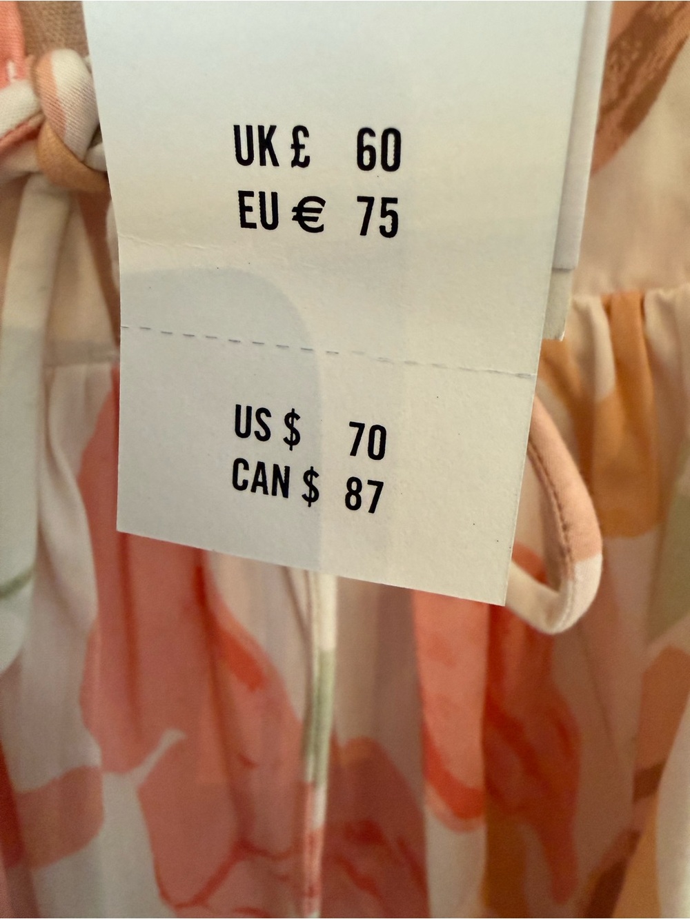 NWT Abercrombie Keyhole Floral Babydoll Mini Dress - Picture 3 of 4